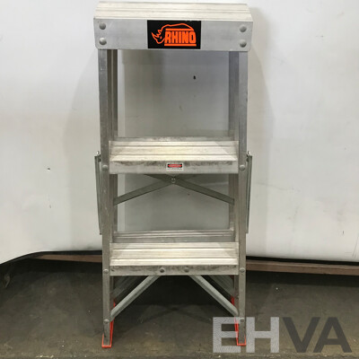 Rhino Industrial Double Sided Step Ladder