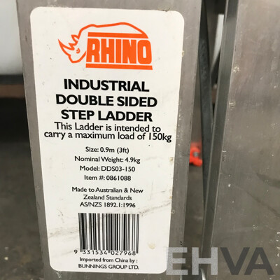 Rhino Industrial Double Sided Step Ladder