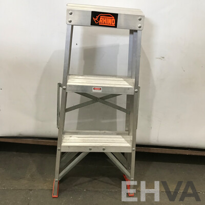 Rhino Industrial Double-Sided Step Ladder