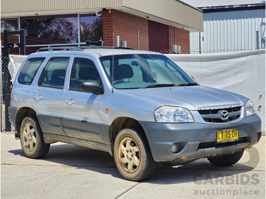 2/2003 Mazda Tribute Limited Sport  4d Wagon Silver 3.0L