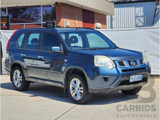 1/2012 Nissan X-Trail ST (fwd) T31 MY11 4d Wagon Blue 2.0L