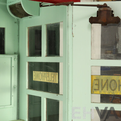 Vintage Red Australian Phone Box