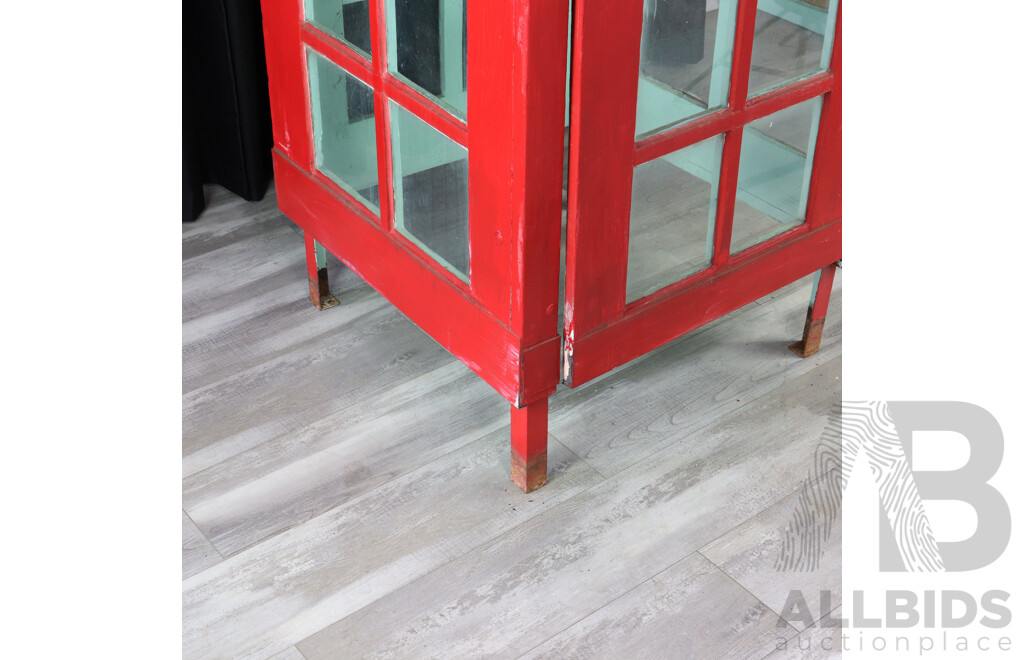 Vintage Red Australian Phone Box