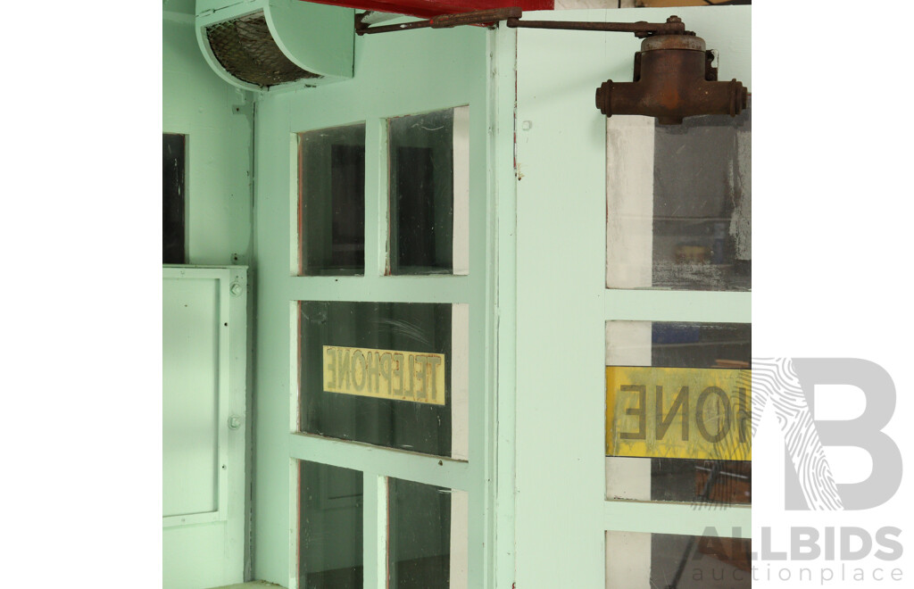 Vintage Red Australian Phone Box