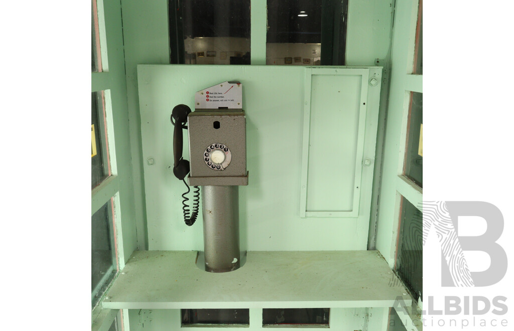 Vintage Red Australian Phone Box