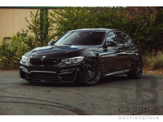 3/2017 BMW M3 Competition LCI F80 4d Sedan Black Sapphire Metallic Twin Turbo 3.0L