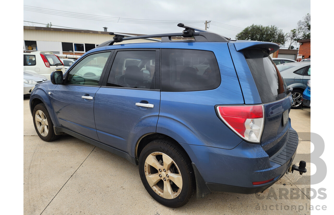 10/2009 Subaru Forester XT Premium MY09 4d Wagon Blue 2.5L