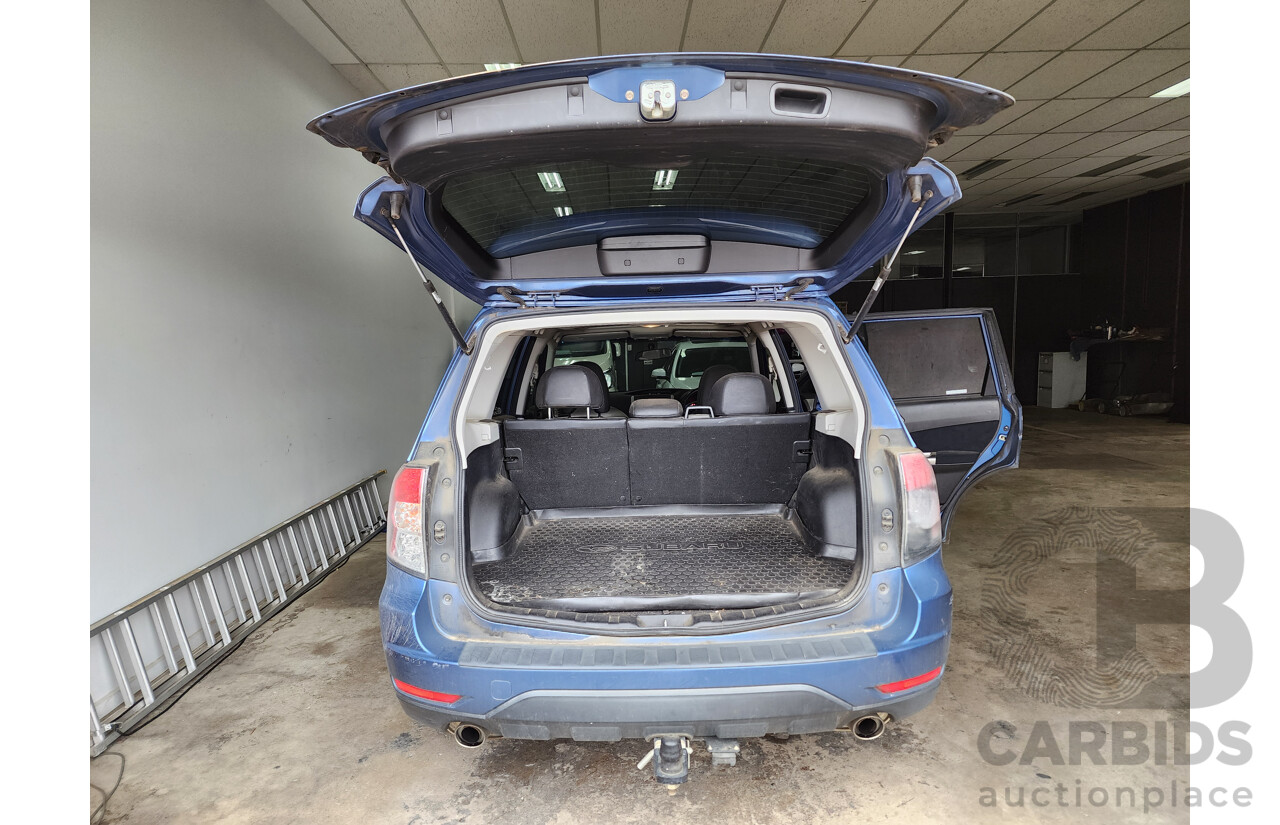 10/2009 Subaru Forester XT Premium MY09 4d Wagon Blue 2.5L