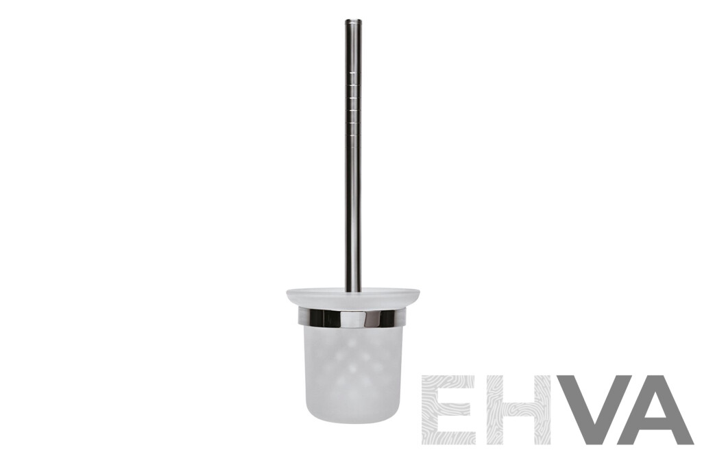 Forme Wall Mountable Toilet Brush and Holder(Round) - Lot of Four - Brand New - ORP $550.00
