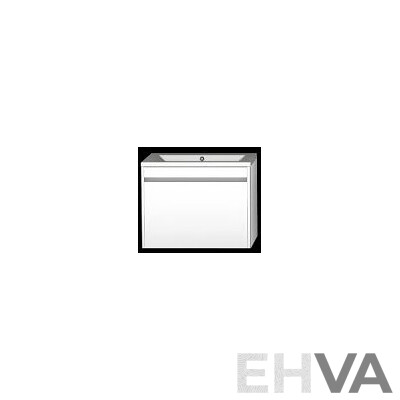 Forme Madrid 600mm Wall Hung Vanity(White) with Poly Marble Basin Top(White)  - Brand New - ORP $1200.00