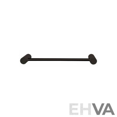 Forme 300mm Black Stainless Steel Single Towel Rail(Round) - Lot of 15 - Brand New - RRP $1700.00