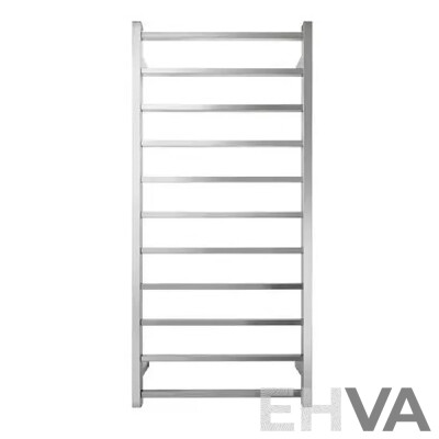 Forme 11 Bar Stainless Steel Premium Heated Towel Rail(Square) - 1280mm - Brand New - ORP $1410.00