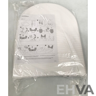YEAUPE PRO D-Form Toilet Seat with Soft-Close Mechanism - Lot of 5 - ORP $522.45