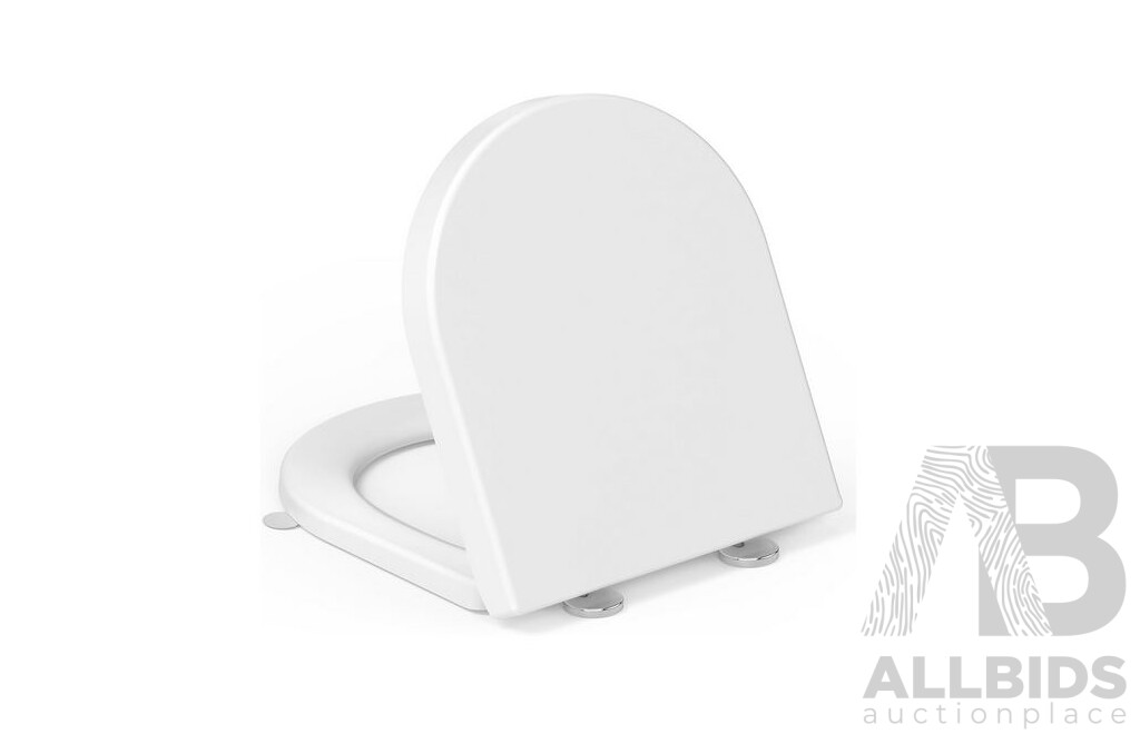YEAUPE PRO D-Form Toilet Seat with Soft Close Mechanism - Box of 5 - ORP $522.45