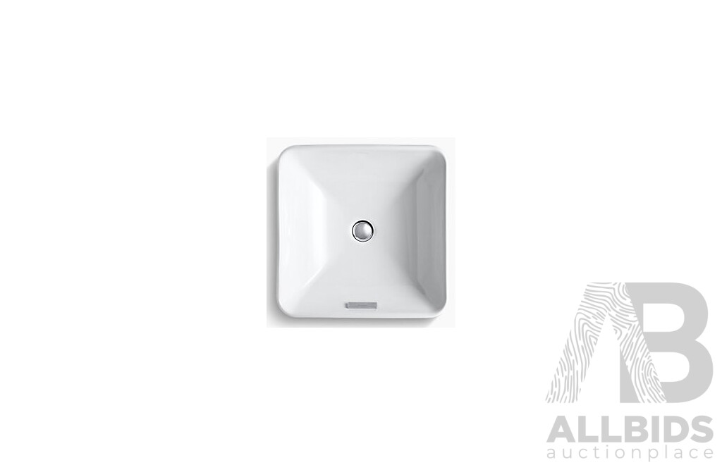 Kohler Forefront Square Vessel Countertop Ceramic Basin  - Brand New - ORP $459.00