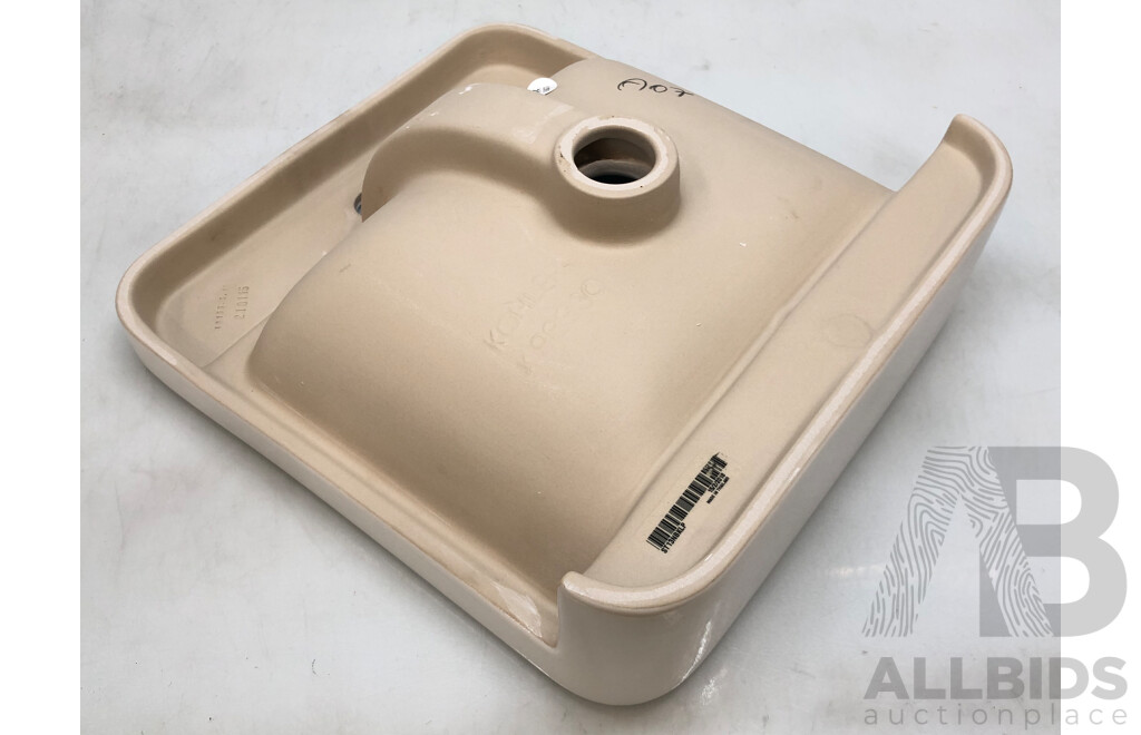 Kohler Forefront Square Semi Recessed Basin with Tap Hole  - Brand New - ORP $499.00