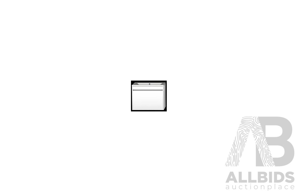 Forme Madrid 600mm Wall Hung Vanity(White) with Poly Marble Basin Top(White)  - Brand New - ORP $1200.00