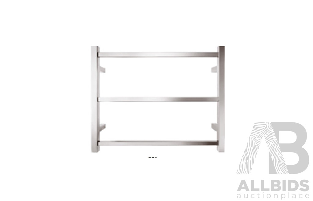 Forme Retro 3 Bar Plug in Square Heated Towel Rail(Lot of Five) - 440mm - Brand New - ORP $1500.00