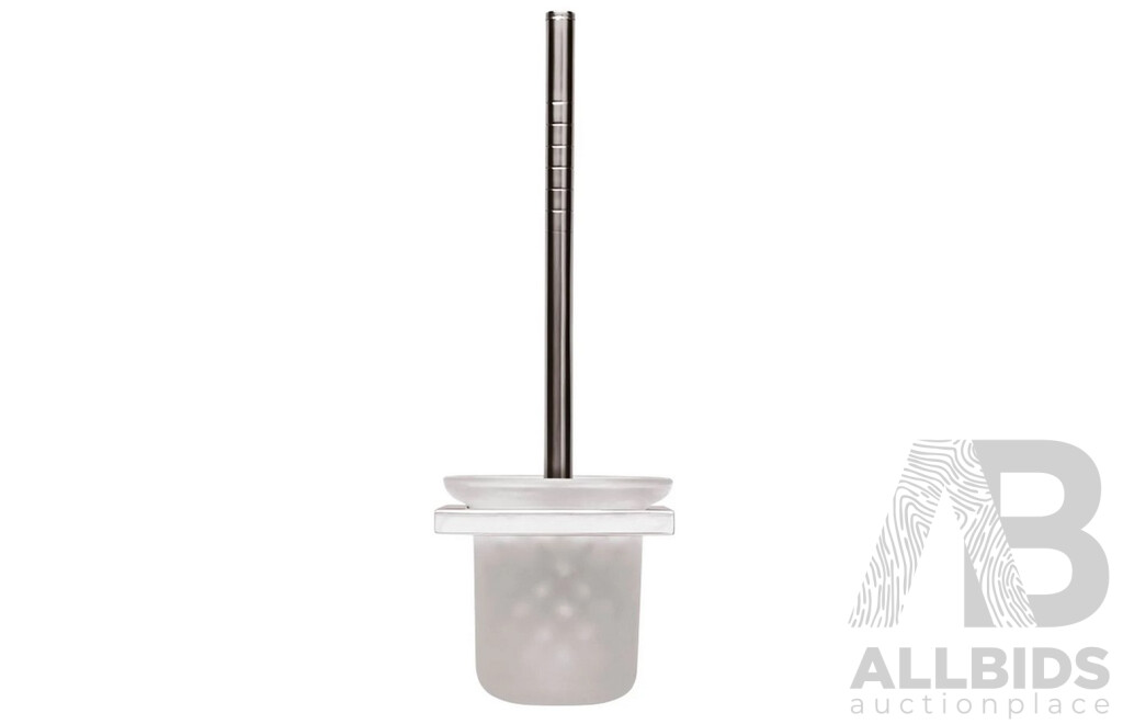 Forme Wall Mountable Toilet Brush and Holder(Square) - Lot of Four - Brand New - ORP $550.00