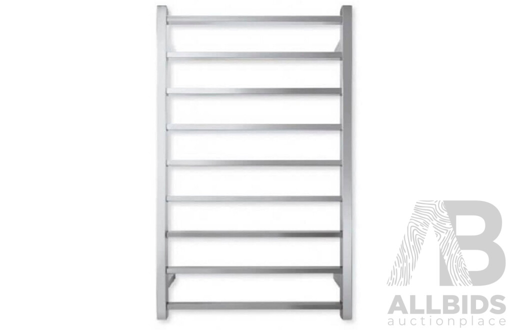 Forme Staten Series Square Nine Bar Heated Towel Rail - 1000mm - Brand New - ORP $800.00