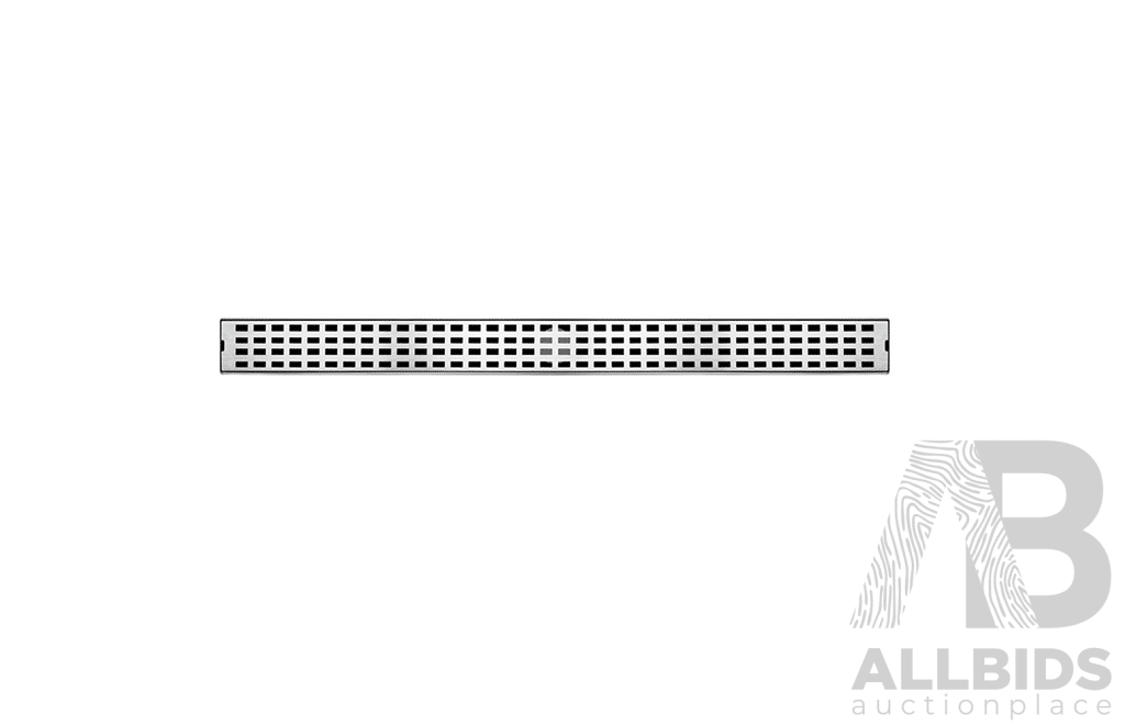 Forme 800mm Stainless Steel Rectangle Holes Wide Channel Shower Drains - Lot of 2 - ORP $418.00