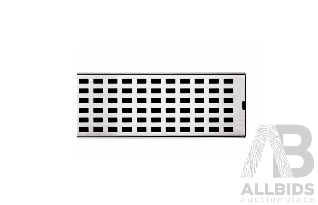 Forme 900mm Stainless Steel Rectangle Holes Wide Channel Shower Drains -  ORP $399.26