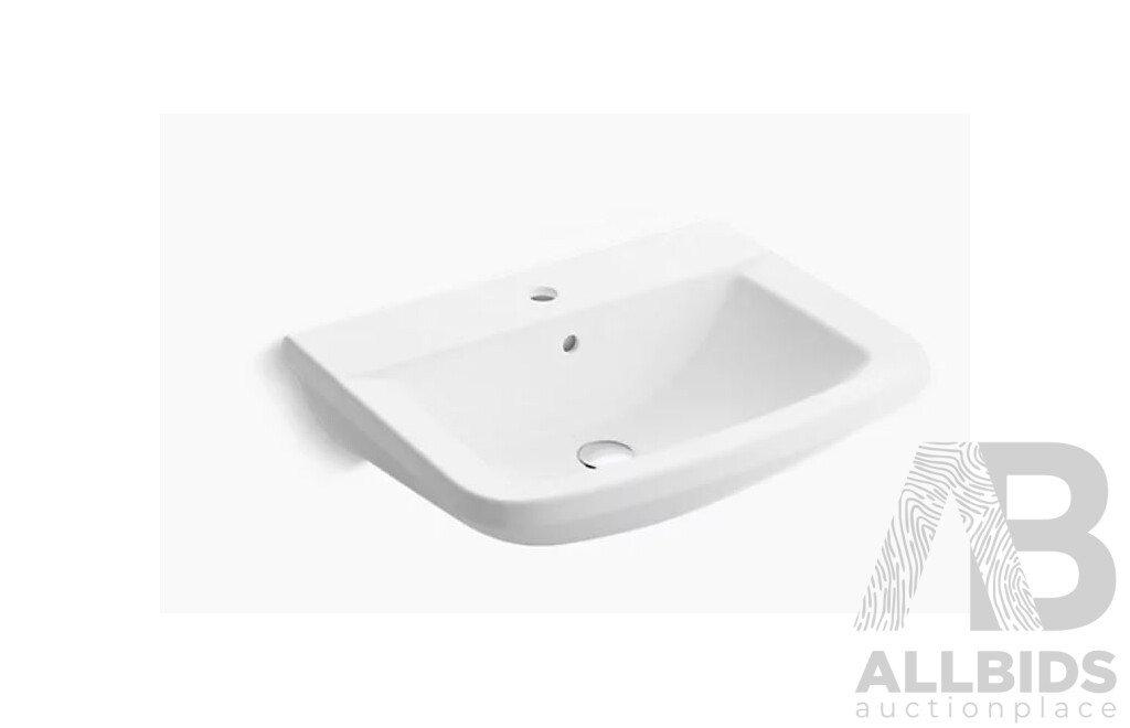Kohler Panache 600mm Washbasin - Lot of 2 -  ORP $539.98