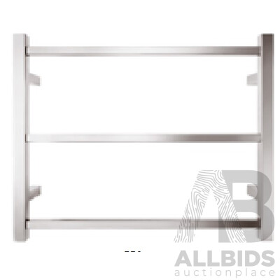 Forme Retro 3 Bar Plug in Square Heated Towel Rail(Lot of Five) - 440mm - Brand New - ORP $1500.00