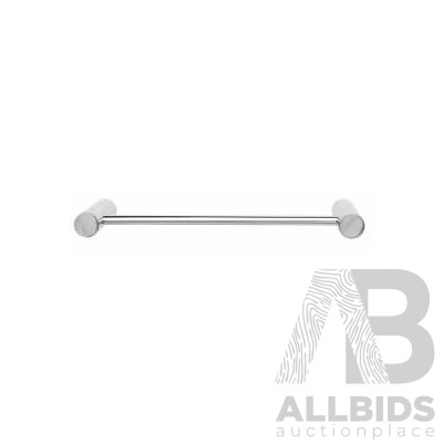 Forme 300mm Stainless Steel Single Towel Rail(Round) - Lot of Eight - Brand New - RRP $900.00