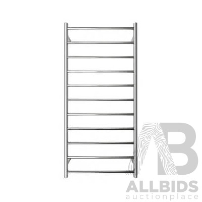 Forme 11 Bar Round Heated Towel Rail - 1280mm - Brand New - RRP $1350.00