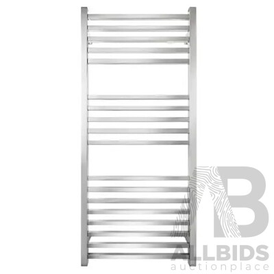Forme 18 Bar Stainless Steel Premium Heated Towel Rail(Square) - 1150mm - Brand New - ORP $1580.00
