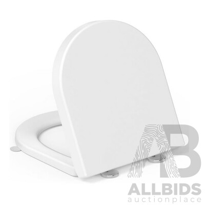 YEAUPE PRO D-Form Toilet Seat with Soft-Close Mechanism - Lot of 5 - ORP $522.45