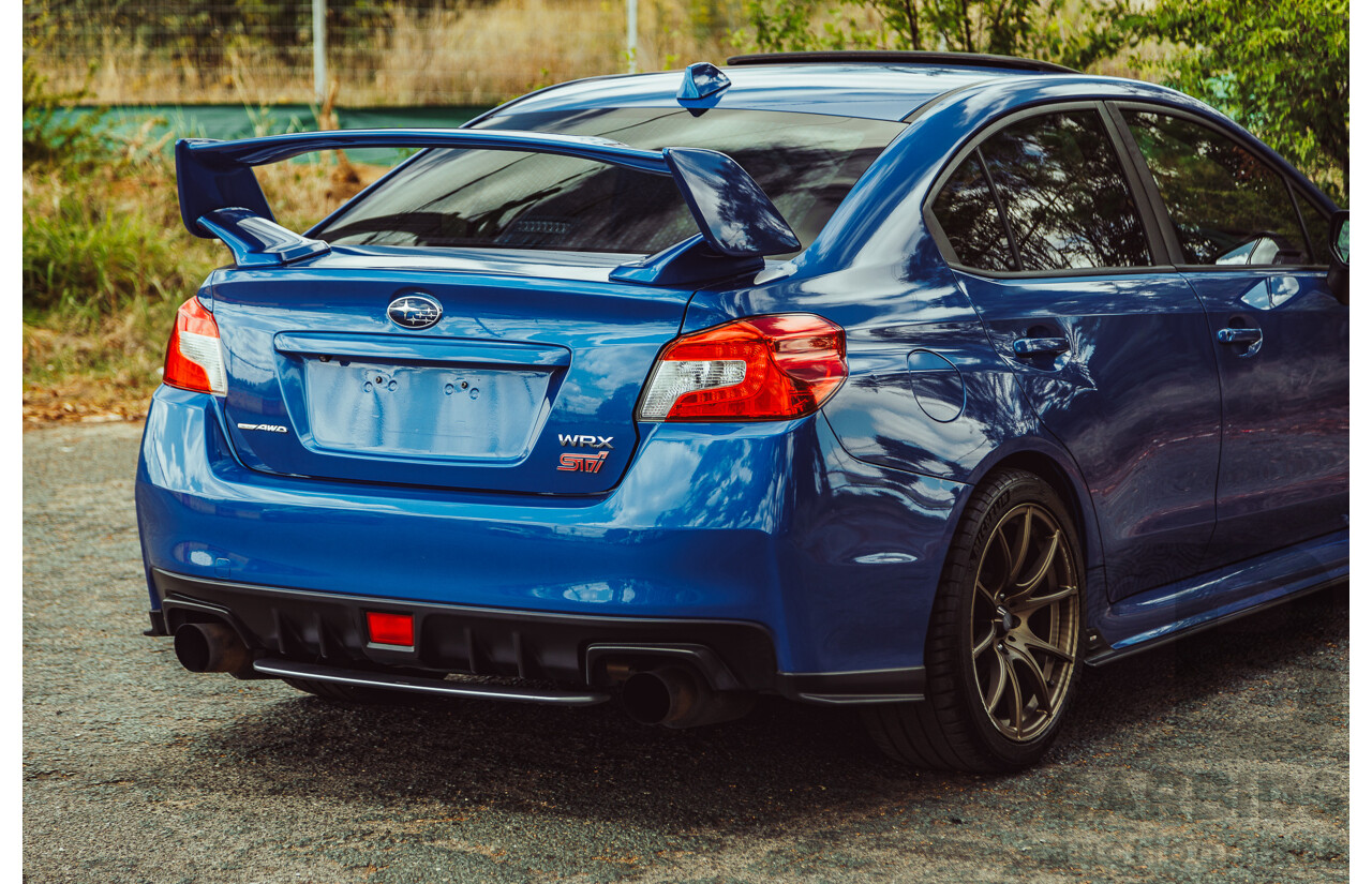 02/2015 Subaru WRX STi Premium (AWD) VA MY15 4d Sedan World Rally Blue Turbo 2.5L