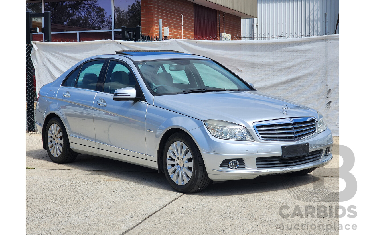 12/2008 Mercedes-Benz C200 Kompressor Elegance W204 4d Sedan Silver 1.8L