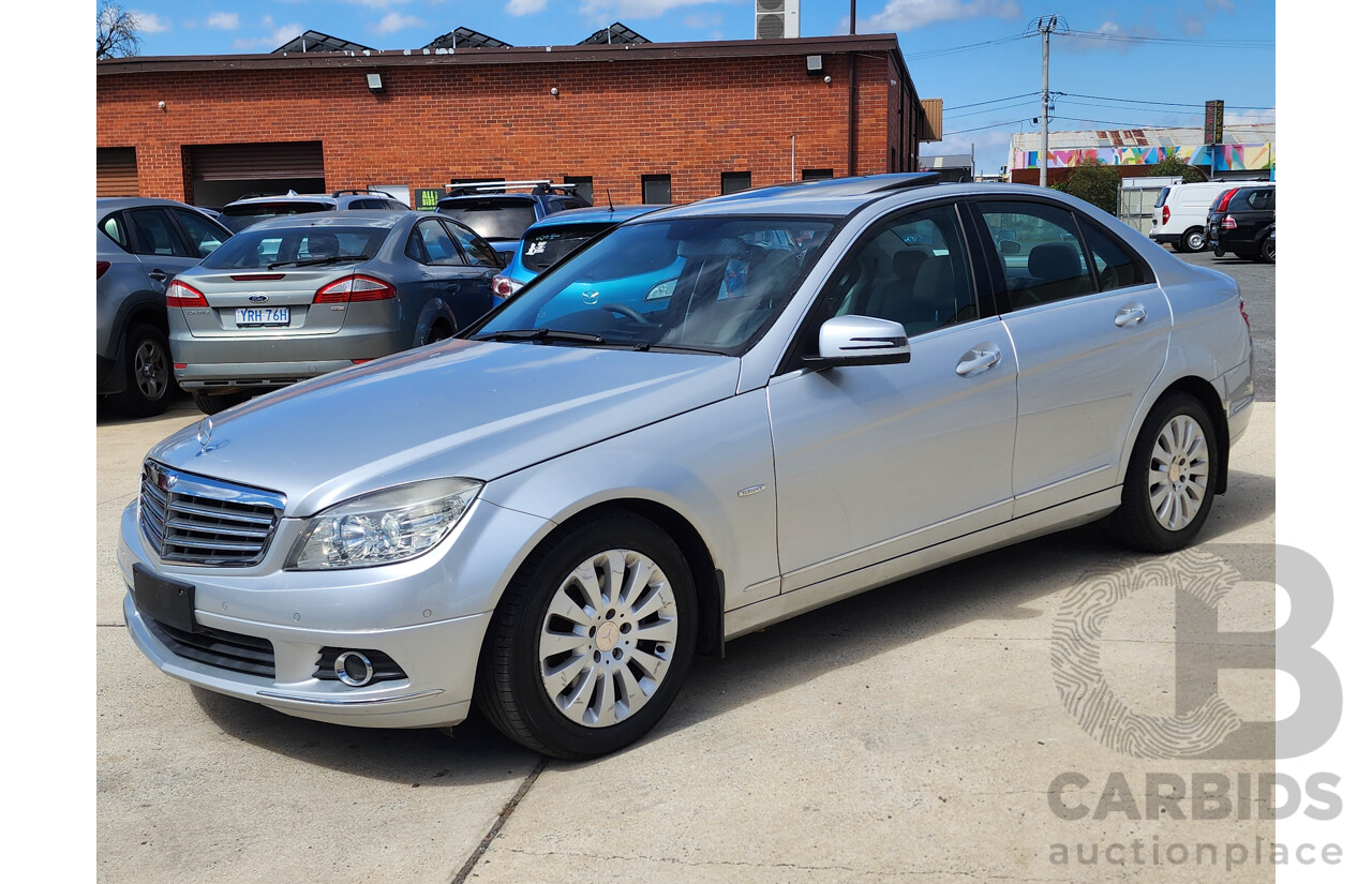 12/2008 Mercedes-Benz C200 Kompressor Elegance W204 4d Sedan Silver 1.8L