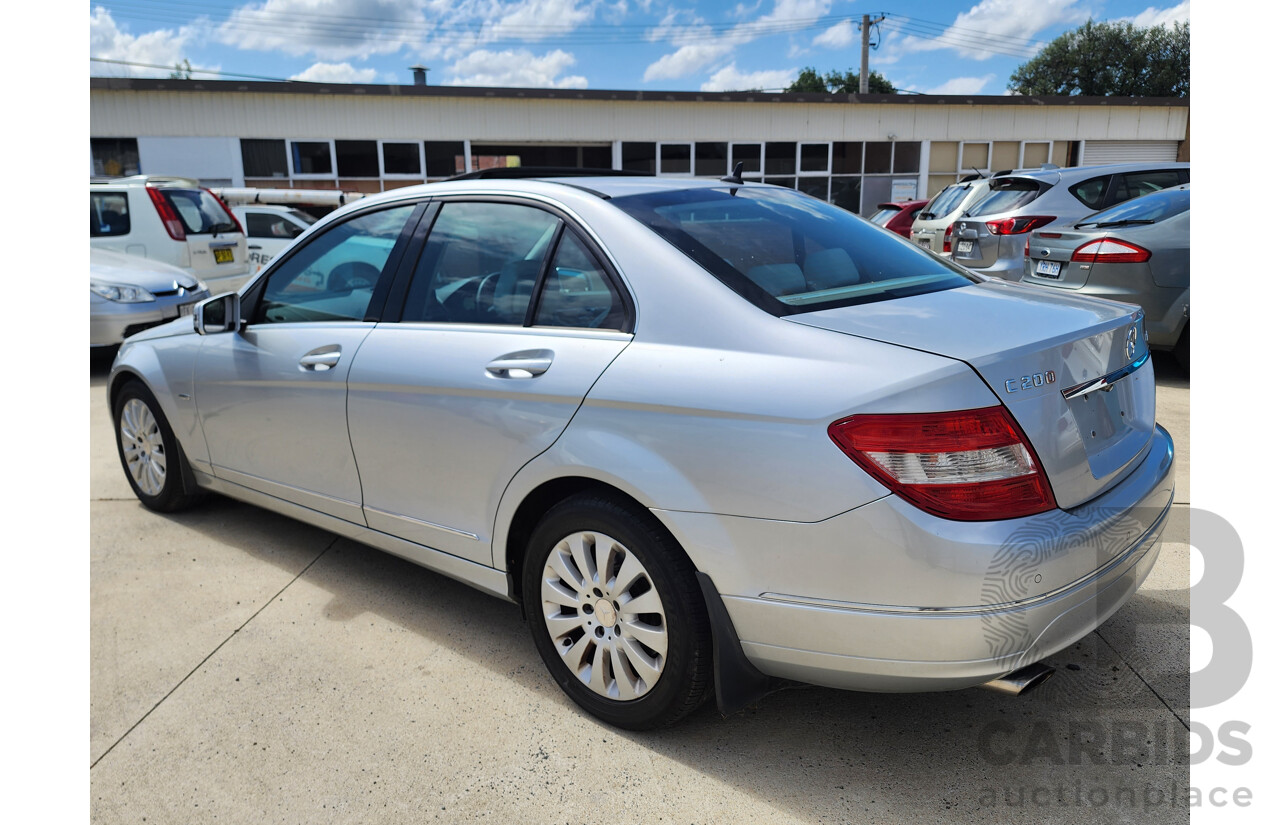 12/2008 Mercedes-Benz C200 Kompressor Elegance W204 4d Sedan Silver 1.8L