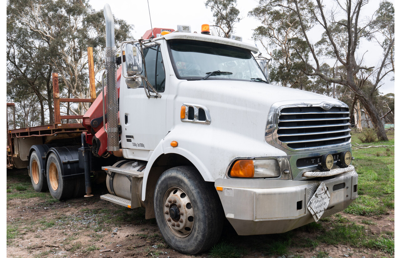 10/2009 Sterling HX9500 L-Series 6x4 with HMF 5300 Hiab 2d Cab Chassis Prime Mover Turbo Diesel 15.2L