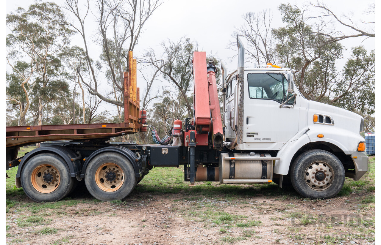 10/2009 Sterling HX9500 L-Series 6x4 with HMF 5300 Hiab 2d Cab Chassis Prime Mover Turbo Diesel 15.2L