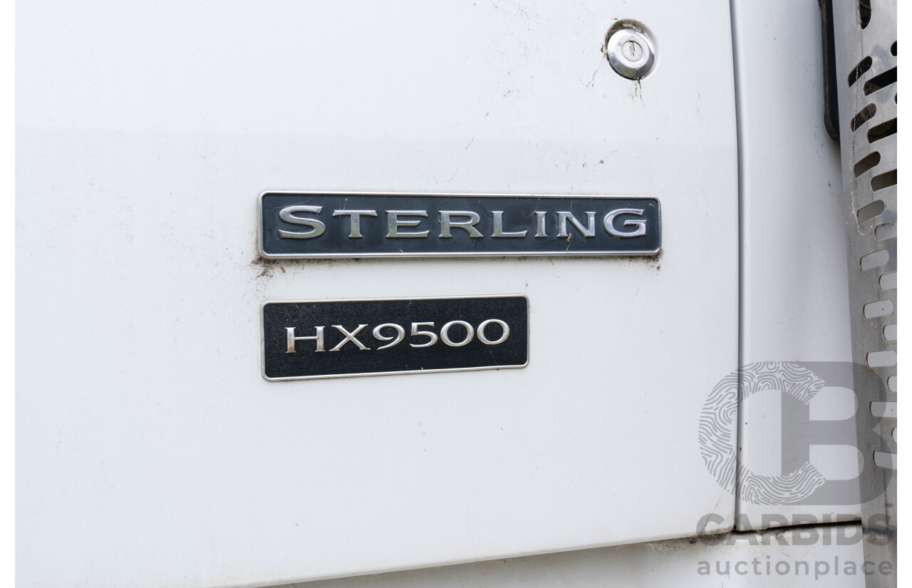 10/2009 Sterling HX9500 L-Series 6x4 with HMF 5300 Hiab 2d Cab Chassis Prime Mover Turbo Diesel 15.2L