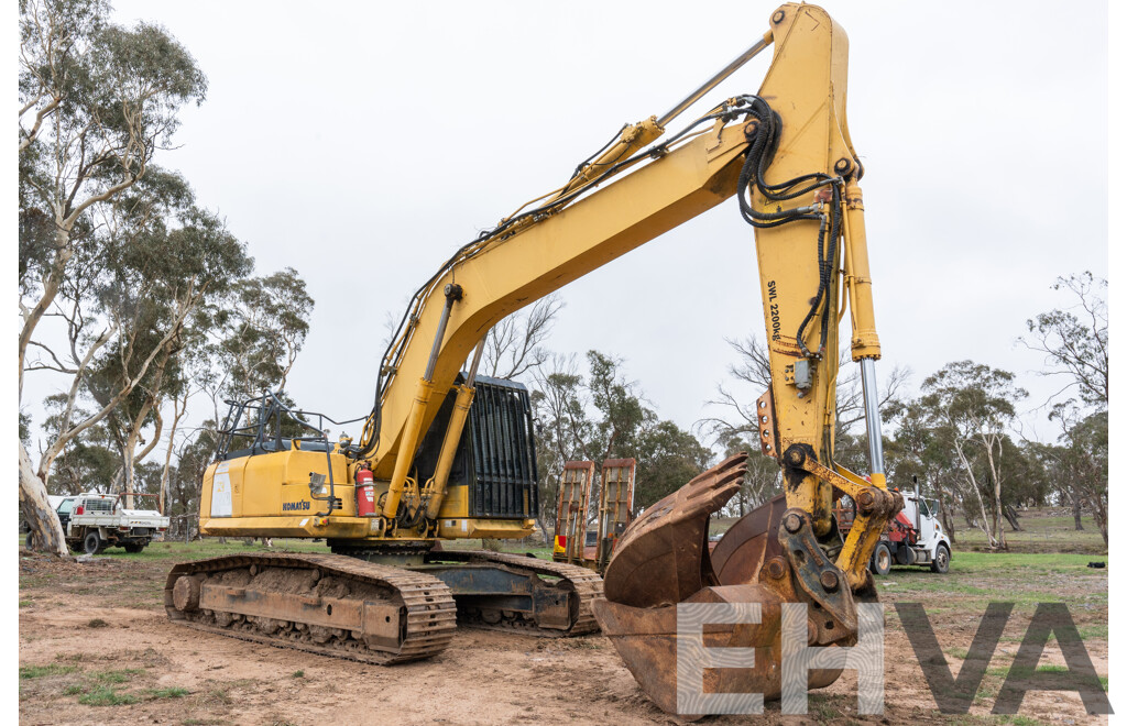 08/2007 PC 220 LC-8 Komatsu Hydraulic 180HP 6.7L Turbo Diesel Excavator