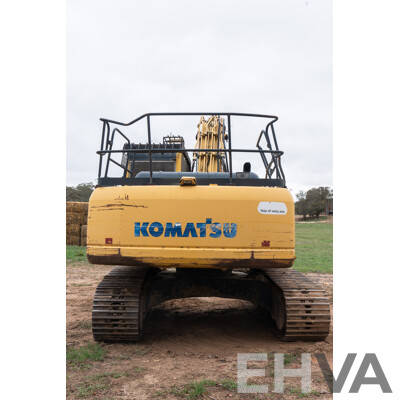 08/2007 PC 220 LC-8 Komatsu Hydraulic 180HP 6.7L Turbo Diesel Excavator