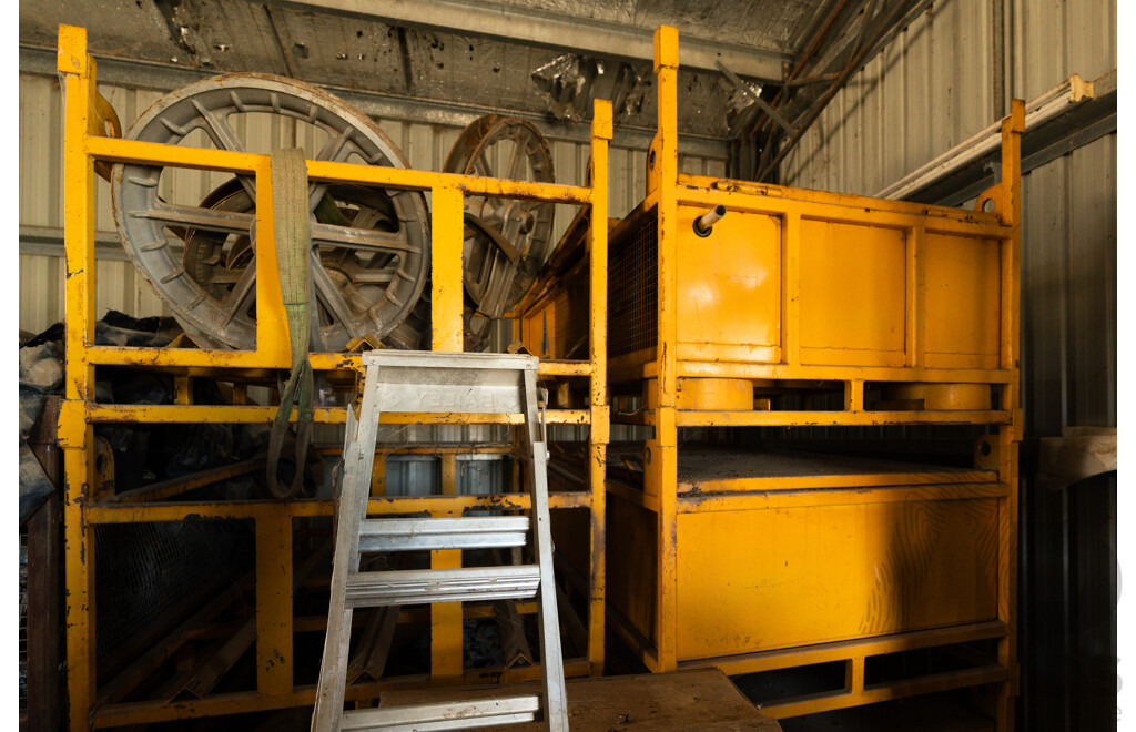 Toolboxes X 2 with Miscellaneous Tools for Rigging High Voltage Powerlines