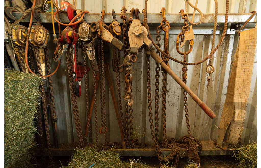 Various Slings, Chain Slings, Wire Slings, Chain Pulls & Slings