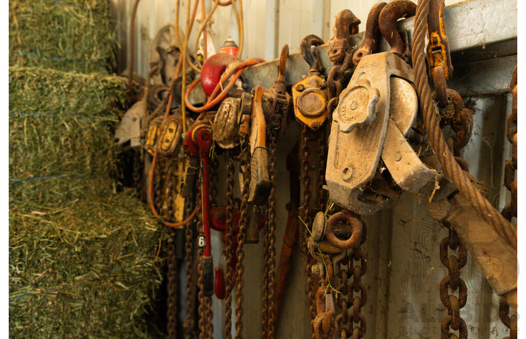 Various Slings, Chain Slings, Wire Slings, Chain Pulls & Slings