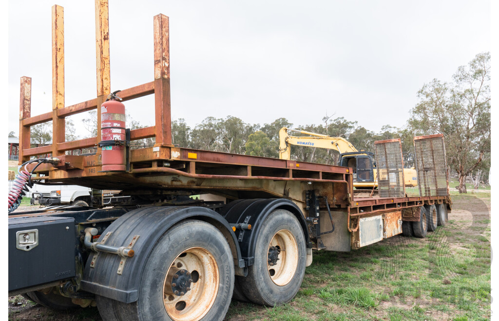 01/1983 Drake STHCRS Tri-Axle Low Loader Float Trailer