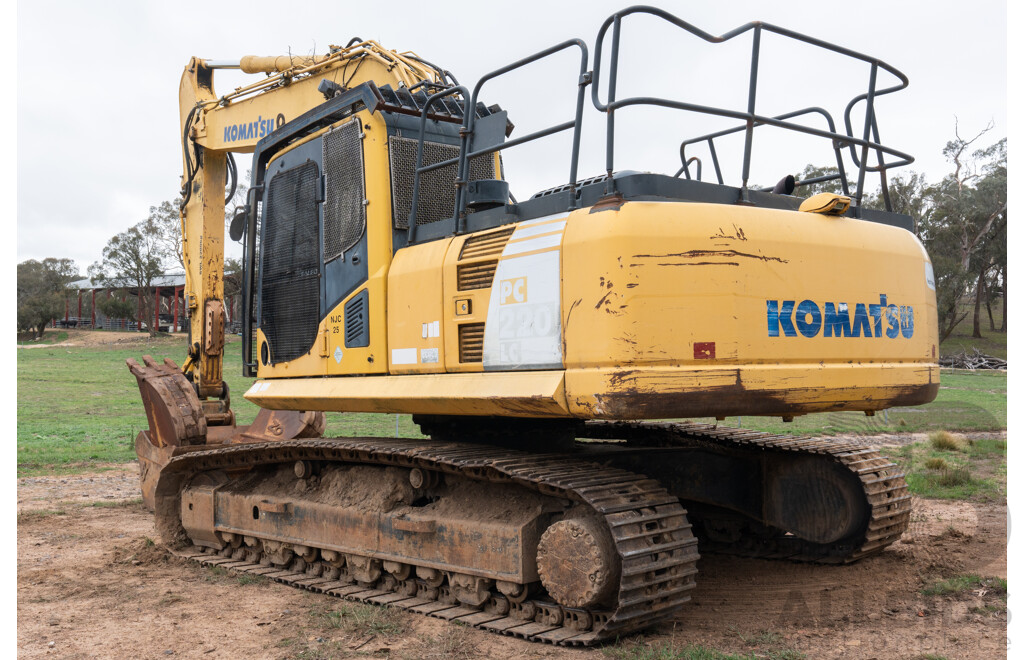 08/2007 PC 220 LC-8 Komatsu Hydraulic 180HP 6.7L Turbo Diesel Excavator