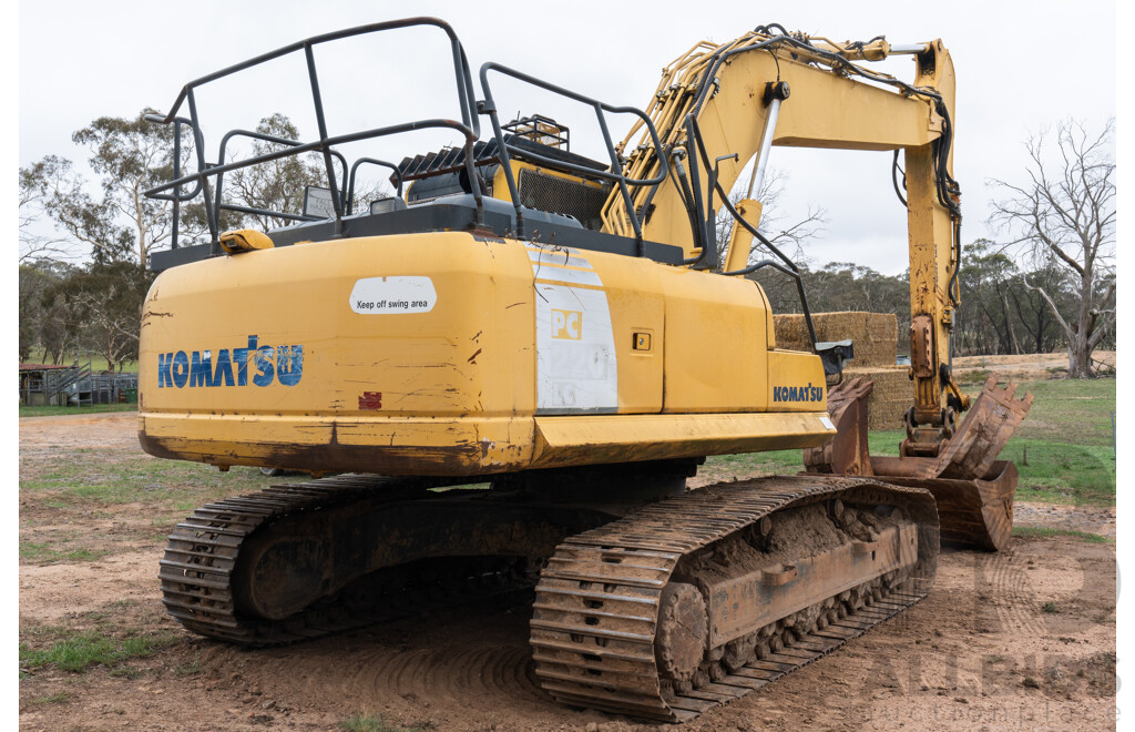 08/2007 PC 220 LC-8 Komatsu Hydraulic 180HP 6.7L Turbo Diesel Excavator