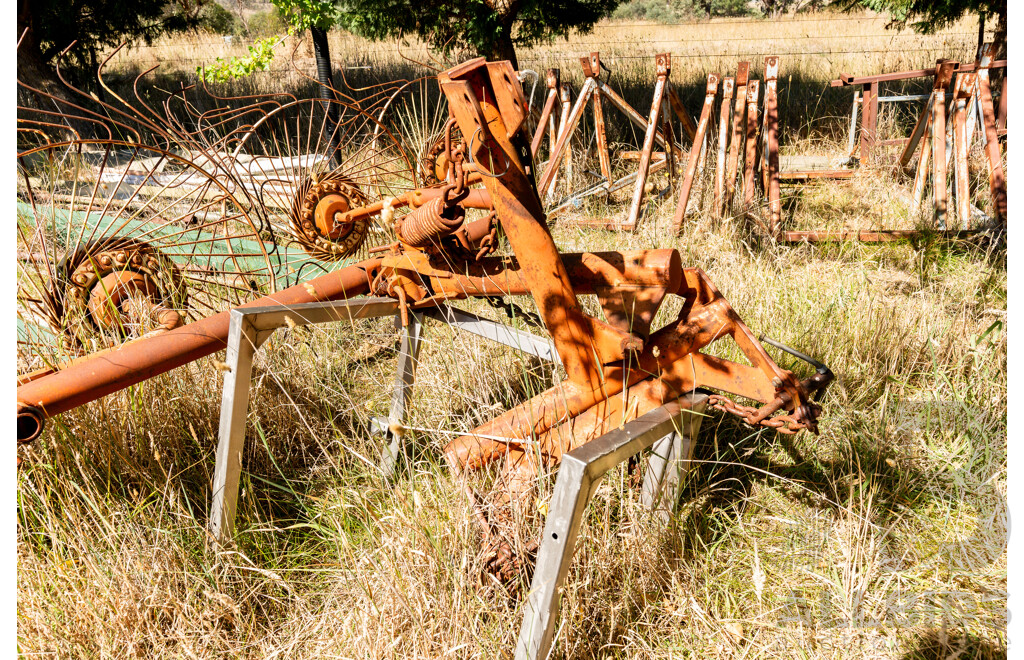 4 Wheel Hay Rake