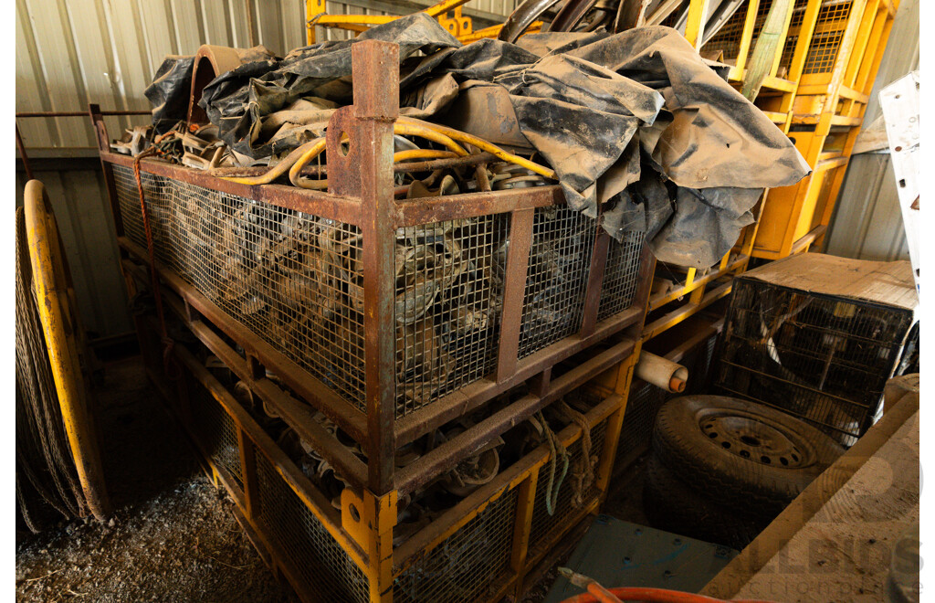 3 Custom Built Stacking Cages for Industrial Use