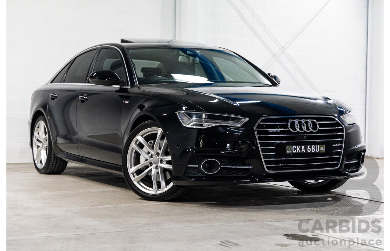 6/2015 Audi A6 S-Line 3.0 TDi Quattro (AWD) 4GL MY16 4d Sedan Havana Black Metallic Turbo Diesel 3.0L